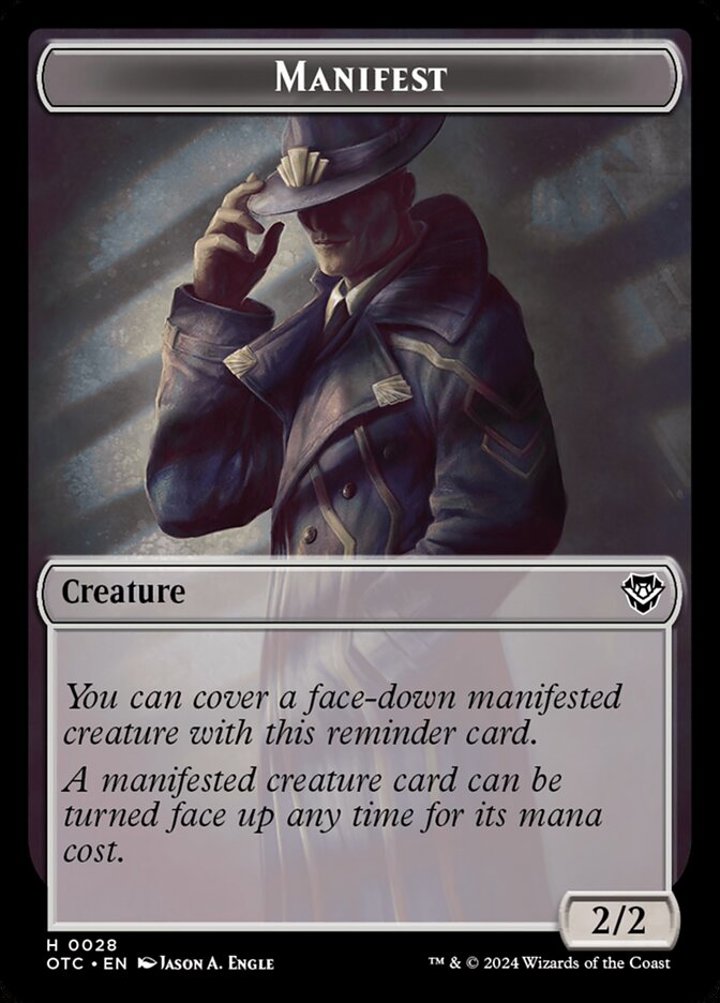 Eldrazi Scion Token (C 1/1) // Manifest Token (C 2/2)
