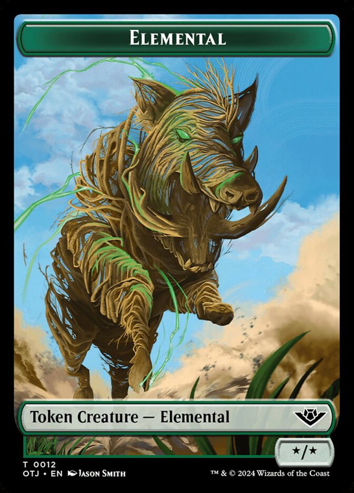 Elemental Token (Green */*)