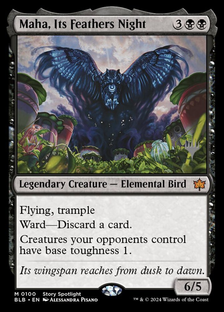 Maha, Its Feathers Night (V.2)