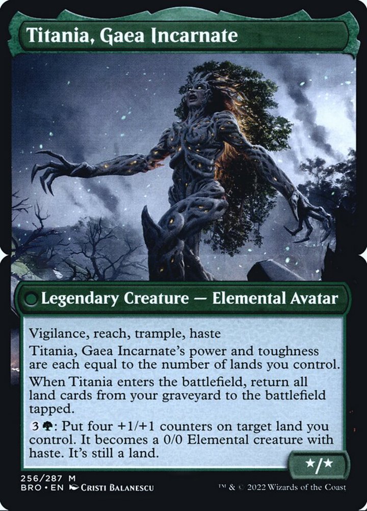 Titania, Voice of Gaea // Titania, Gaea Incarnate