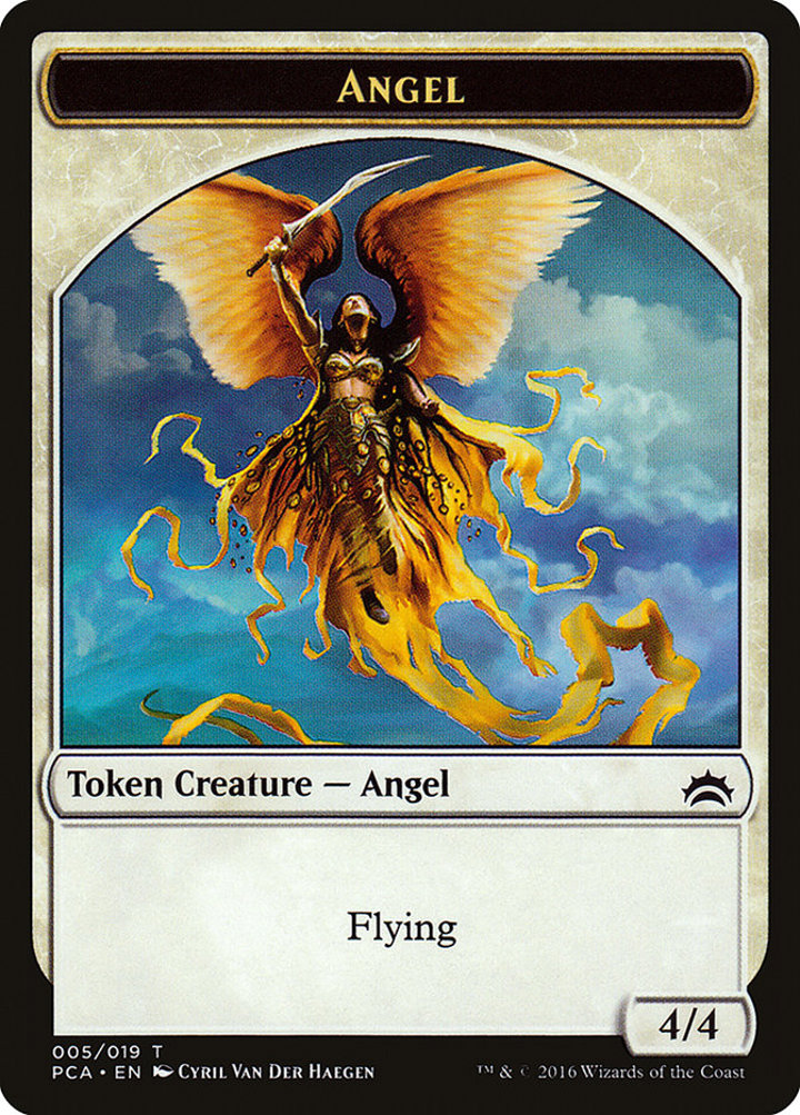 Angel Token (W 4/4) / Saproling Token (G 1/1)
