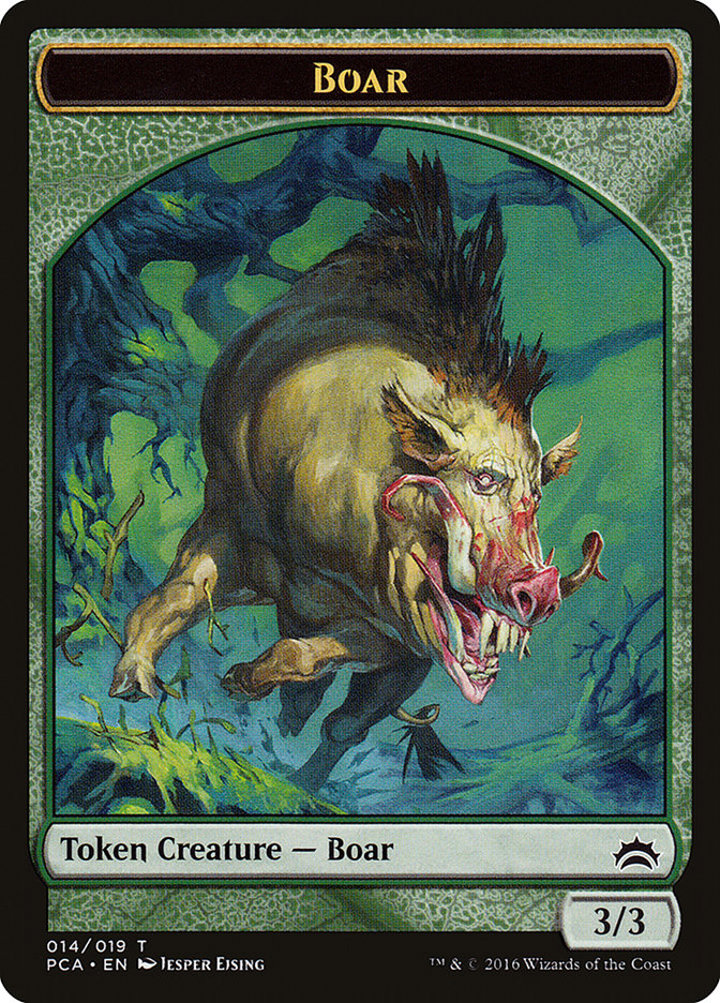 Boar Token (G 3/3) / Goblin Token (R 1/1)