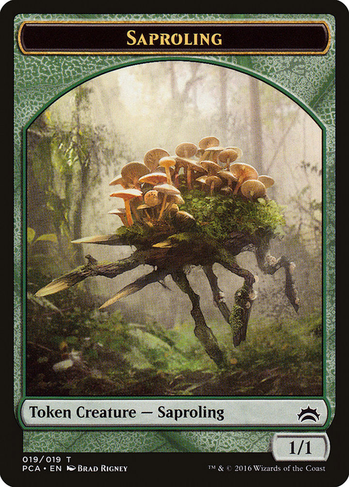 Beast Token (G 3/3) // Saproling Token (G 1/1)