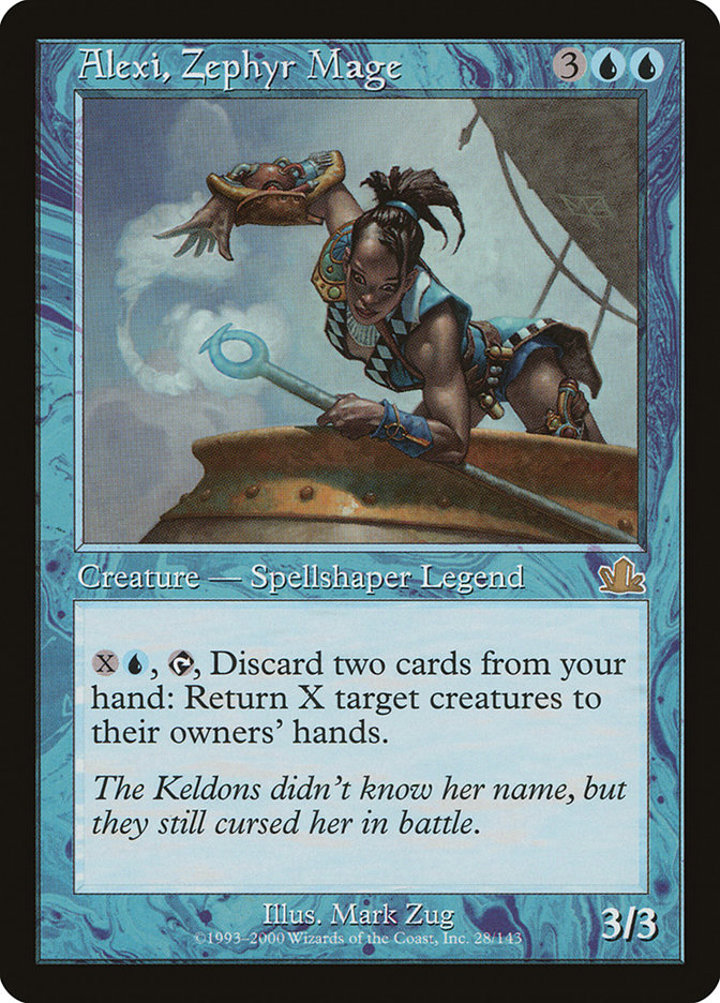 Alexi, Zephyr Mage Single: Magic: The Gathering Prophecy Einzelkarte