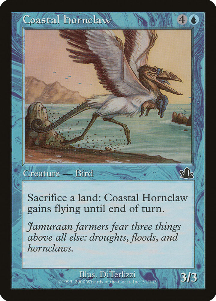 Coastal Hornclaw Single: Magic: The Gathering Prophecy Einzelkarte