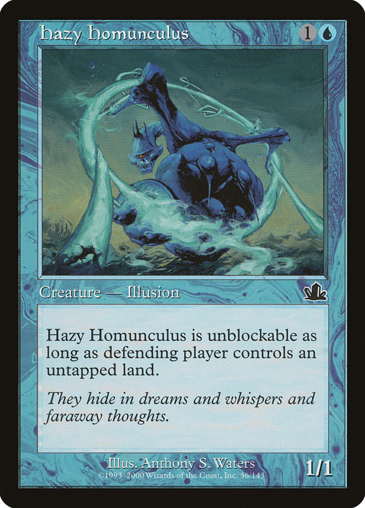 Hazy Homunculus Single: Magic: The Gathering Prophecy Einzelkarte