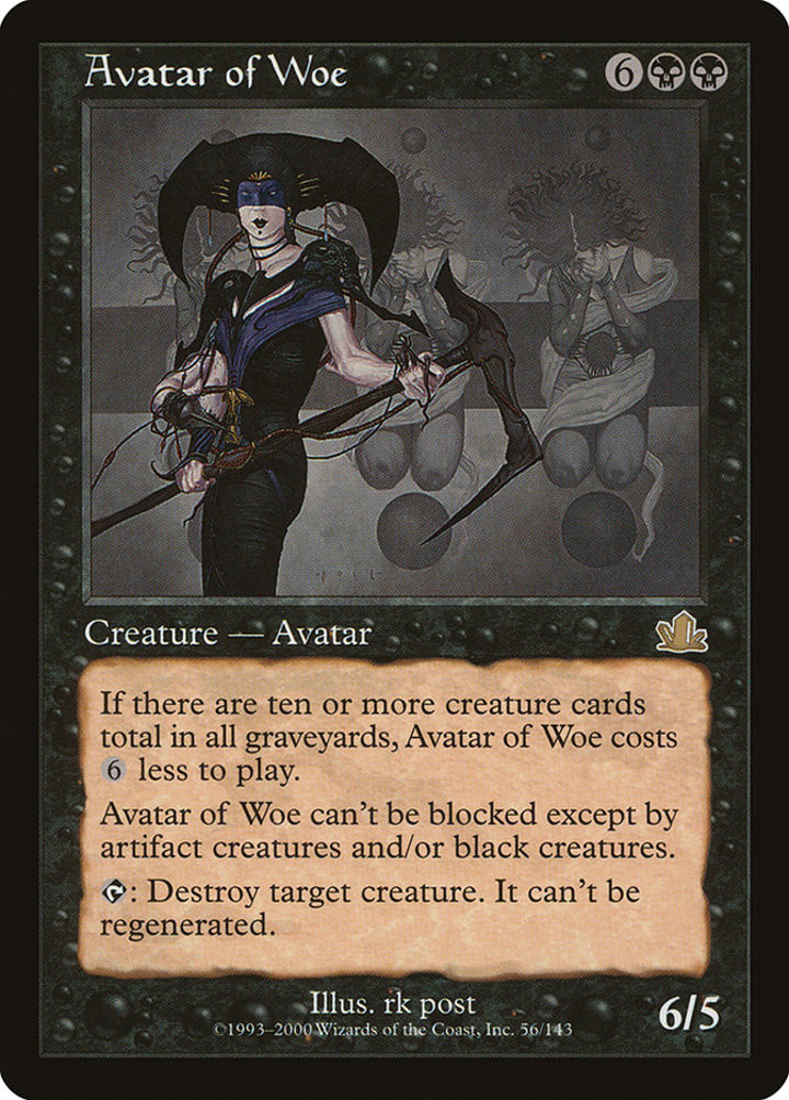Avatar of Woe Single: Magic: The Gathering Prophecy Einzelkarte