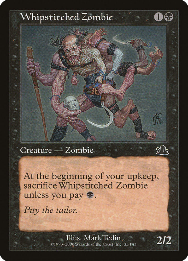 Whipstitched Zombie Single: Magic: The Gathering Prophecy Einzelkarte