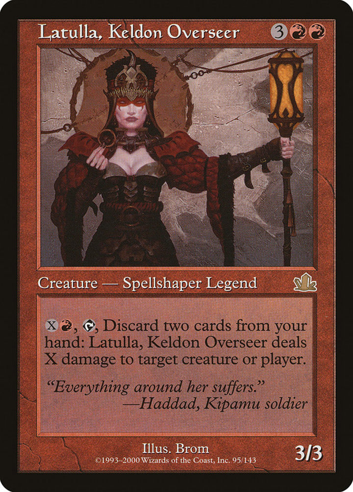 Latulla, Keldon Overseer Single: Magic: The Gathering Prophecy Einzelkarte