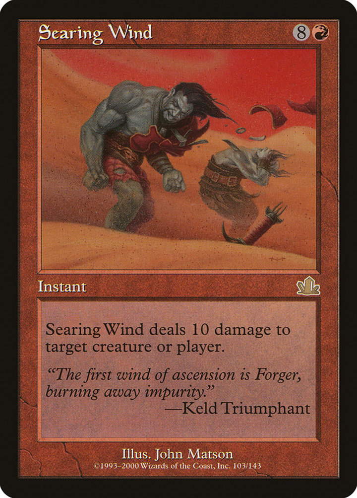 Searing Wind Single: Magic: The Gathering Prophecy Einzelkarte