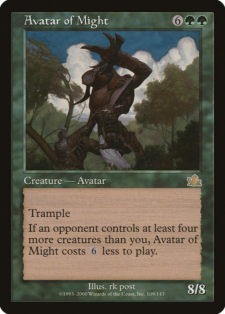 Avatar of Might Single: Magic: The Gathering Prophecy Einzelkarte