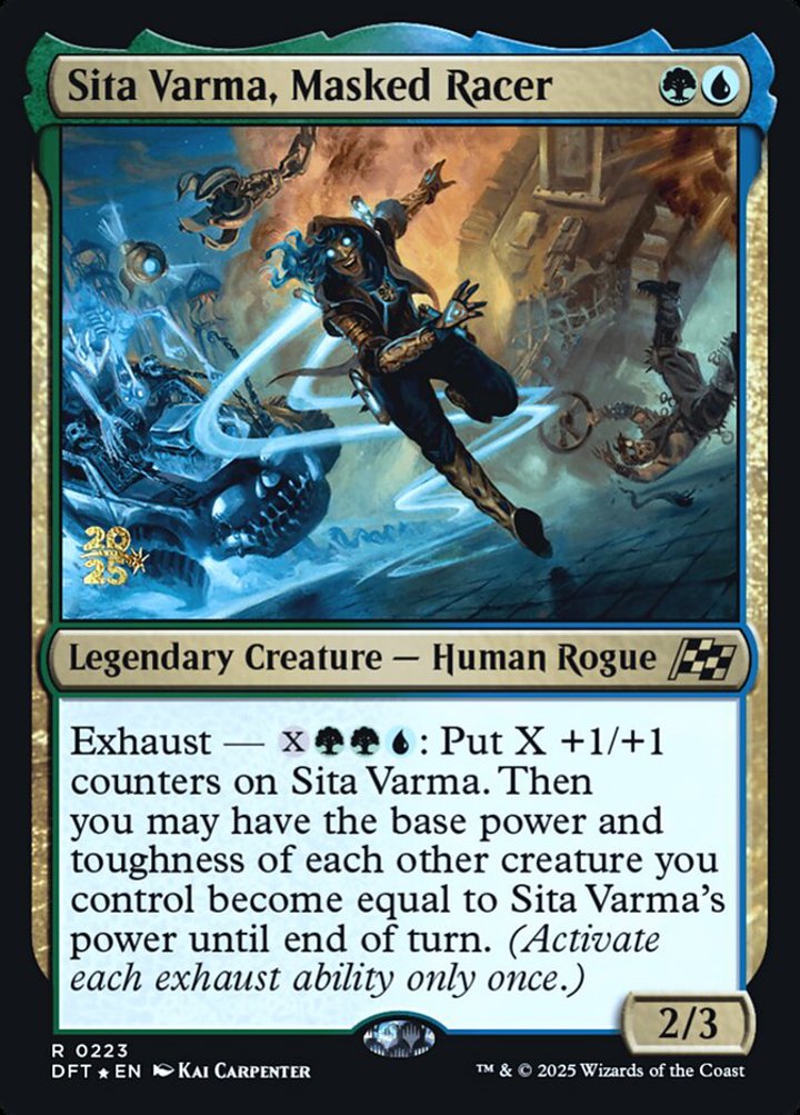 Sita Varma, Masked Racer (V.1)