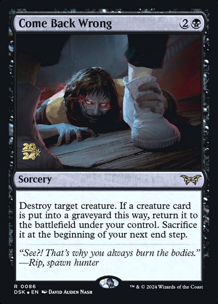 Come Back Wrong (V.1)