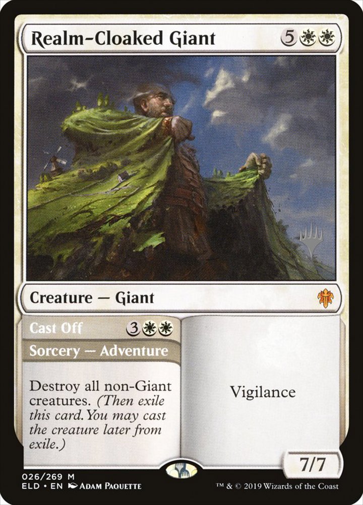 Realm-Cloaked Giant // Cast Off (V.2)