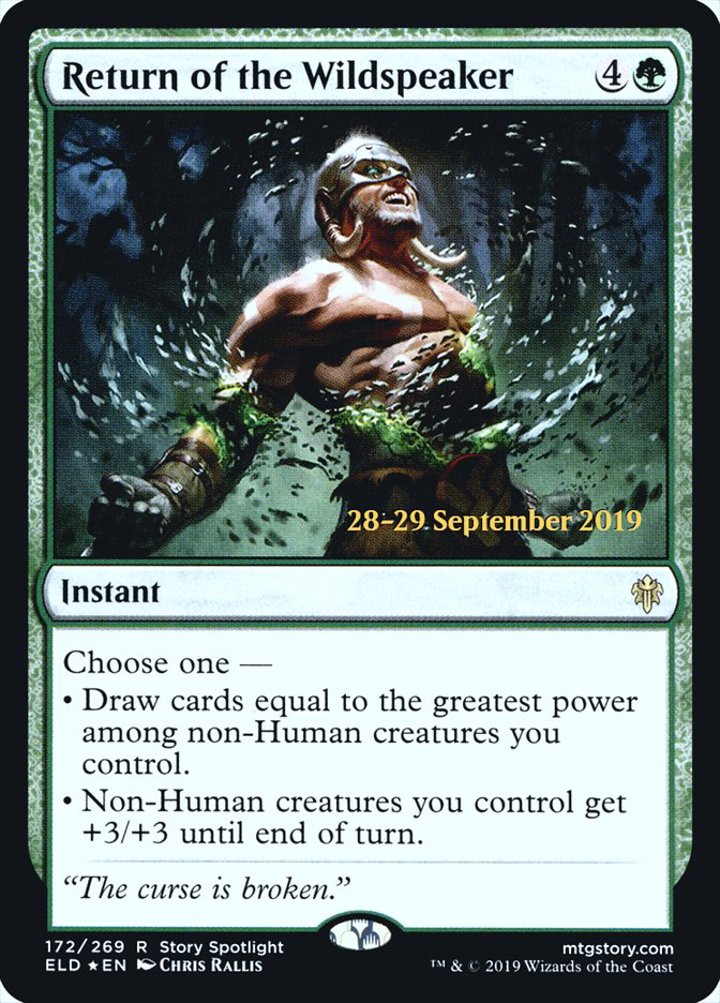 Return of the Wildspeaker (V.1)