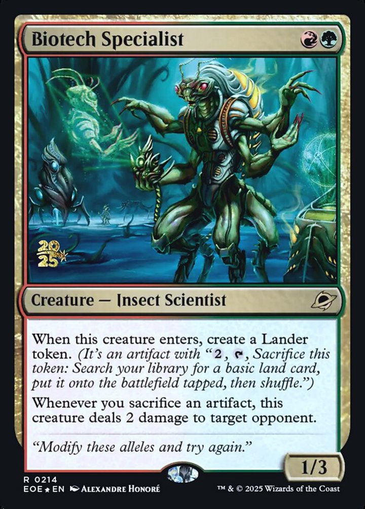 Biotech Specialist (V.1)
