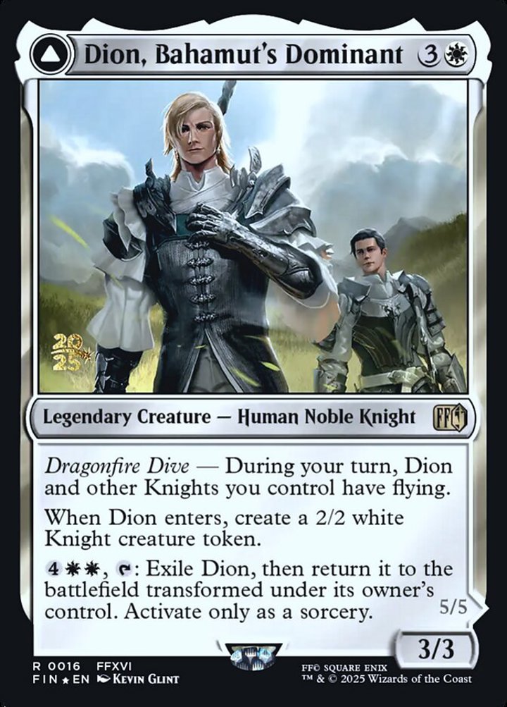Dion, Bahamut's Dominant // Bahamut, Warden of Light (V.1)