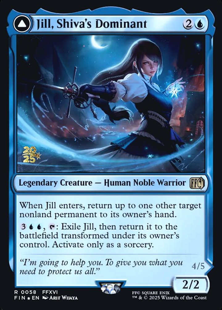Jill, Shiva's Dominant // Shiva, Warden of Ice (V.1)