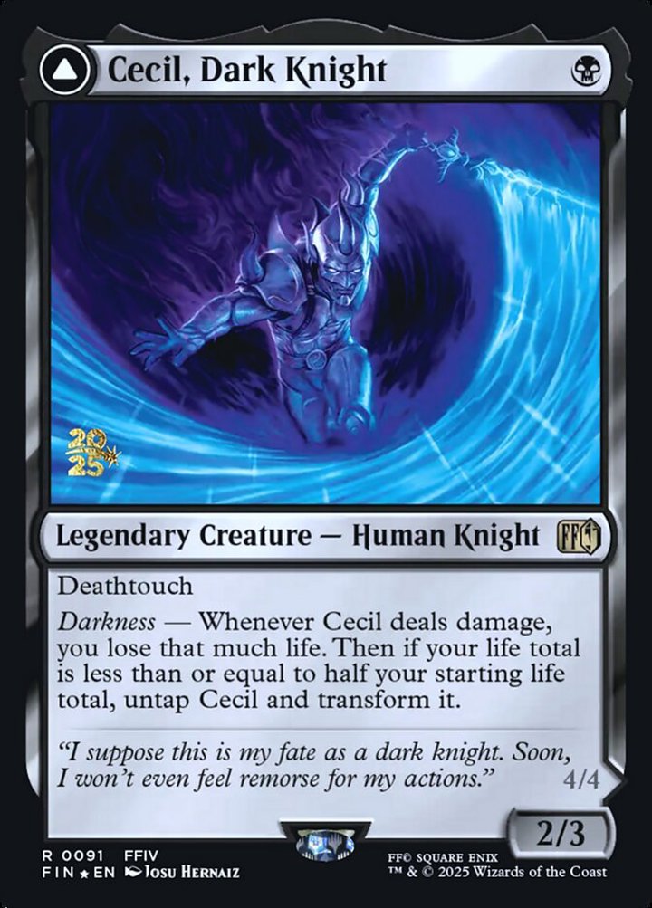 Cecil, Dark Knight // Cecil, Redeemed Paladin (V.1)