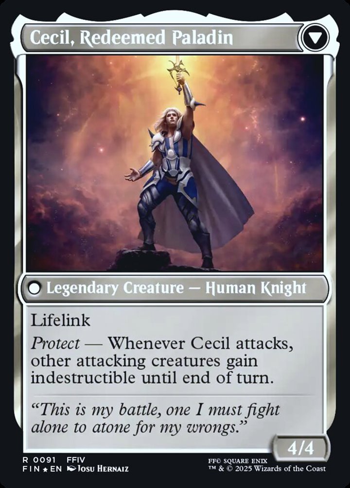 Cecil, Dark Knight // Cecil, Redeemed Paladin (V.1)