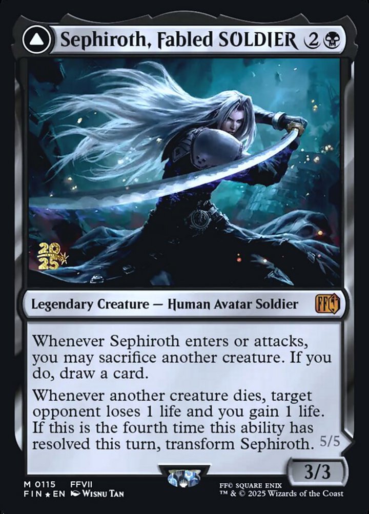 Sephiroth, Fabled SOLDIER // Sephiroth, One-Winged Angel (V.1)