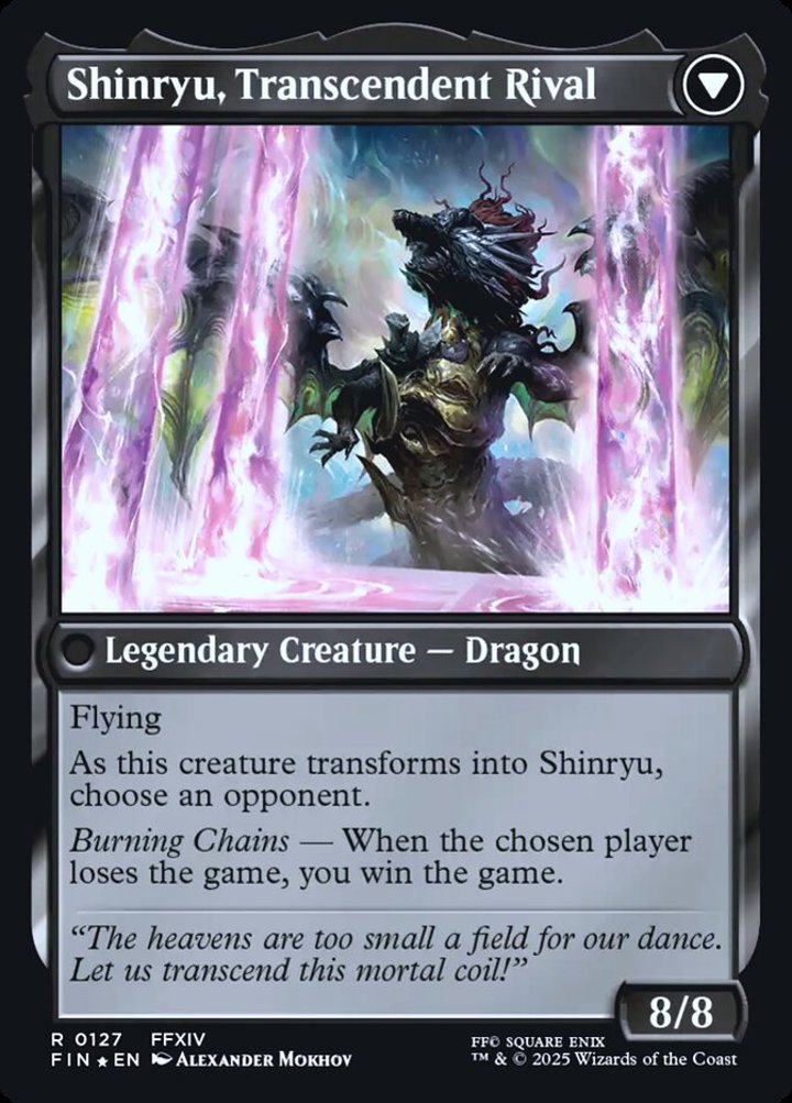 Zenos yae Galvus // Shinryu, Transcendent Rival (V.1)