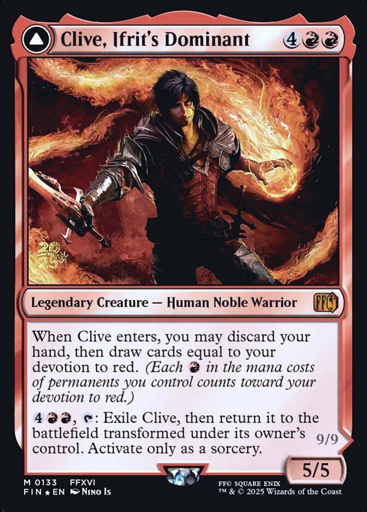 Clive, Ifrit's Dominant // Ifrit, Warden of Inferno (V.1)
