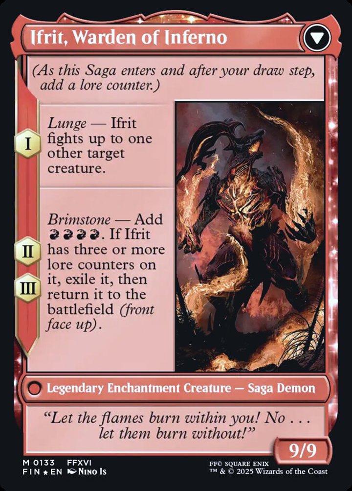 Clive, Ifrit's Dominant // Ifrit, Warden of Inferno (V.1)