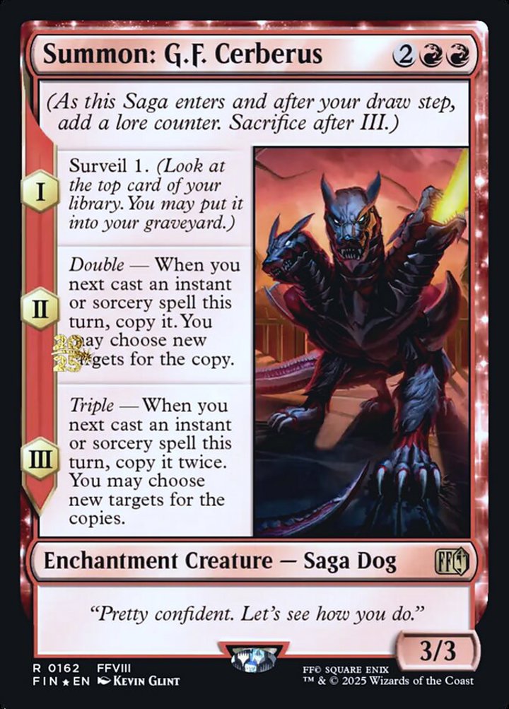Summon: G.F. Cerberus (V.1)