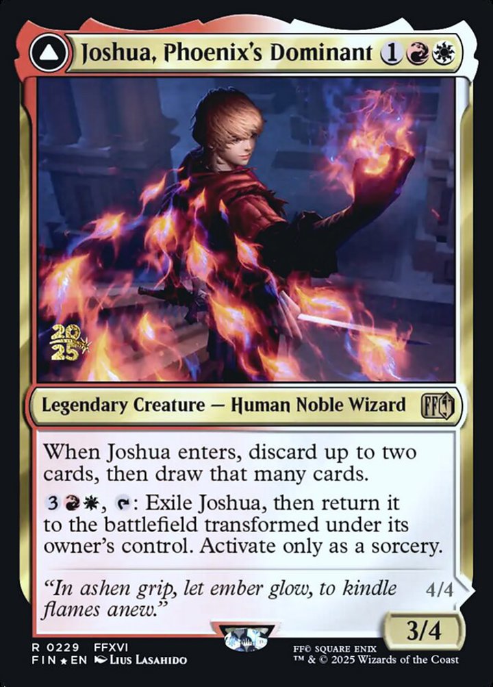 Joshua, Phoenix's Dominant // Phoenix, Warden of Fire (V.1)