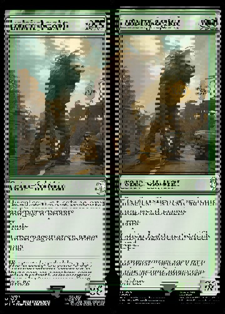 Lumbering Megasloth