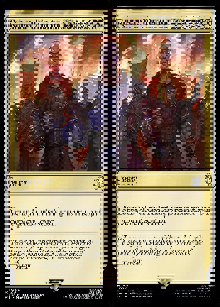 Ruinous Ultimatum