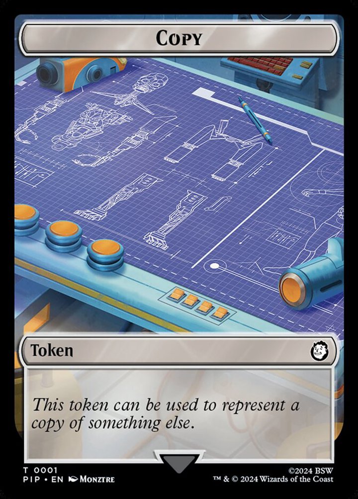 Copy Token // Human Soldier Token (W 1/1)