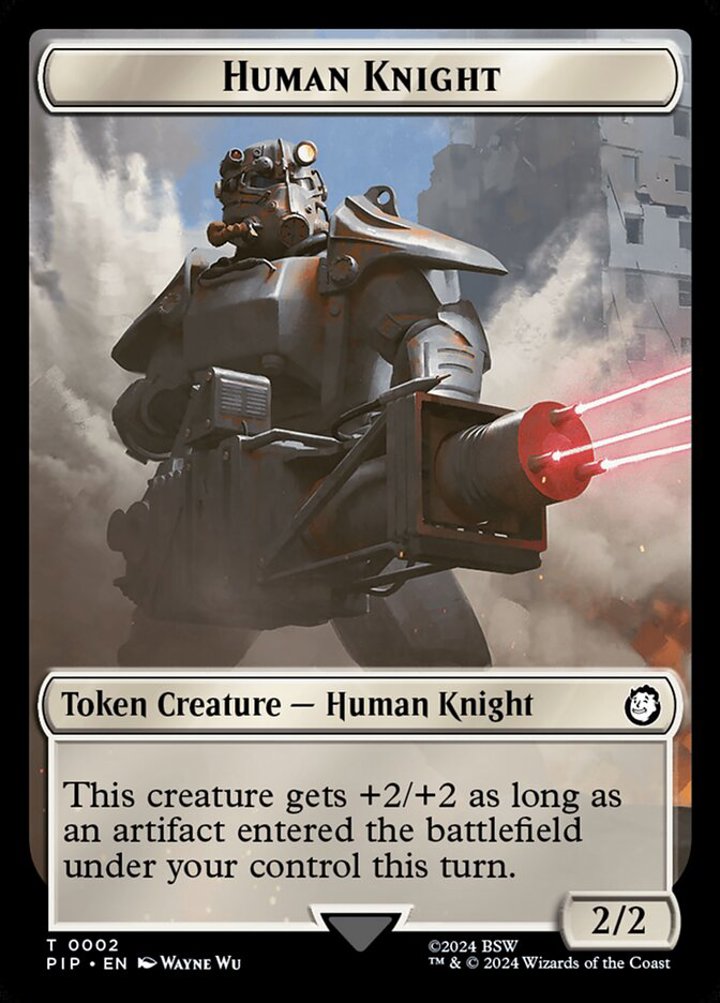Human Knight Token (W 2/2) // Copy Token