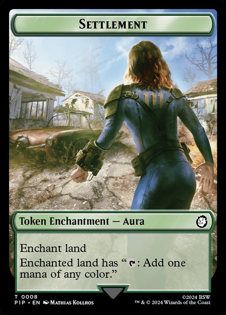 Human Soldier Token (W 1/1) // Settlement Token