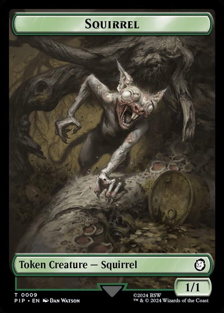 Squirrel Token (G 1/1) // Food Token (V.1)