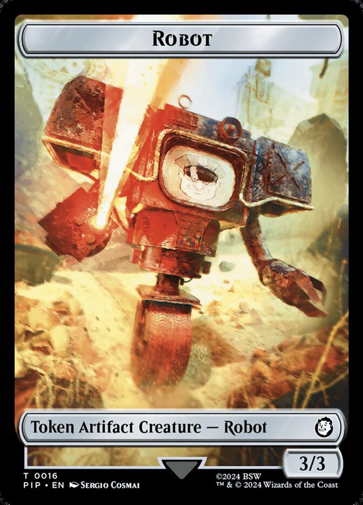 Food Token // Robot Token (A 3/3) (V.1)