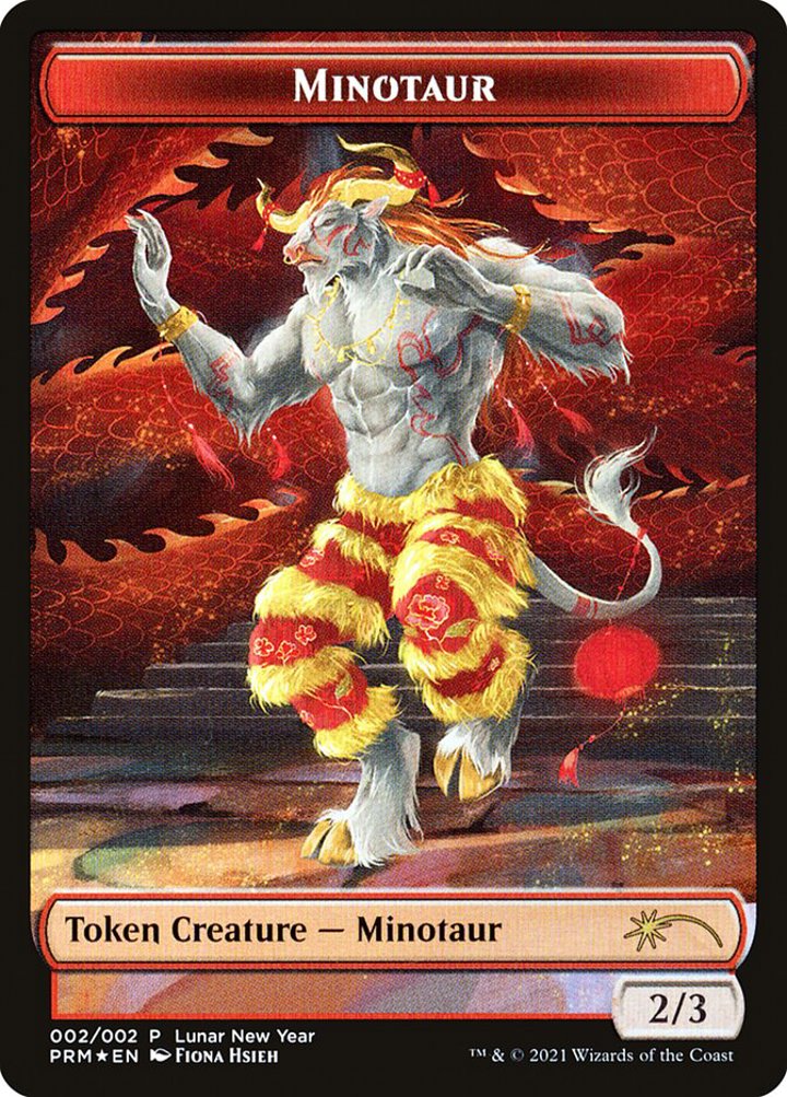 Minotaur Token (Red 2/3)