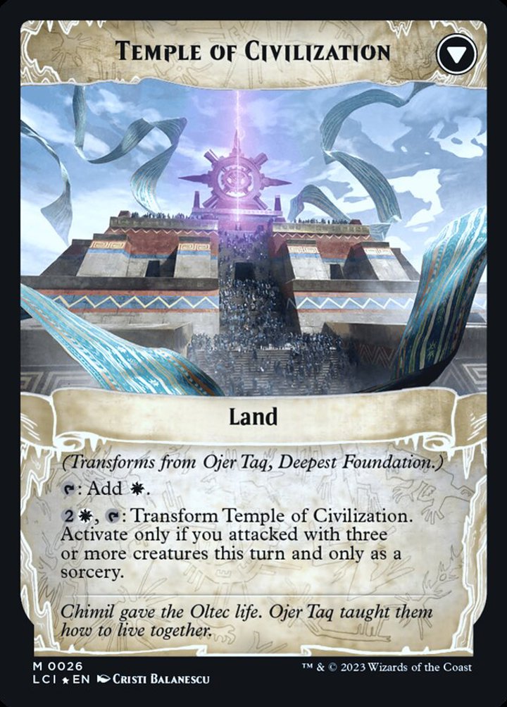 Ojer Taq, Deepest Foundation // Temple of Civilization (V.1)