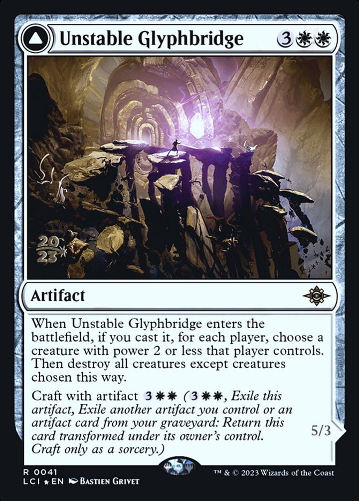 Unstable Glyphbridge // Sandswirlwanderglyph (V.1)