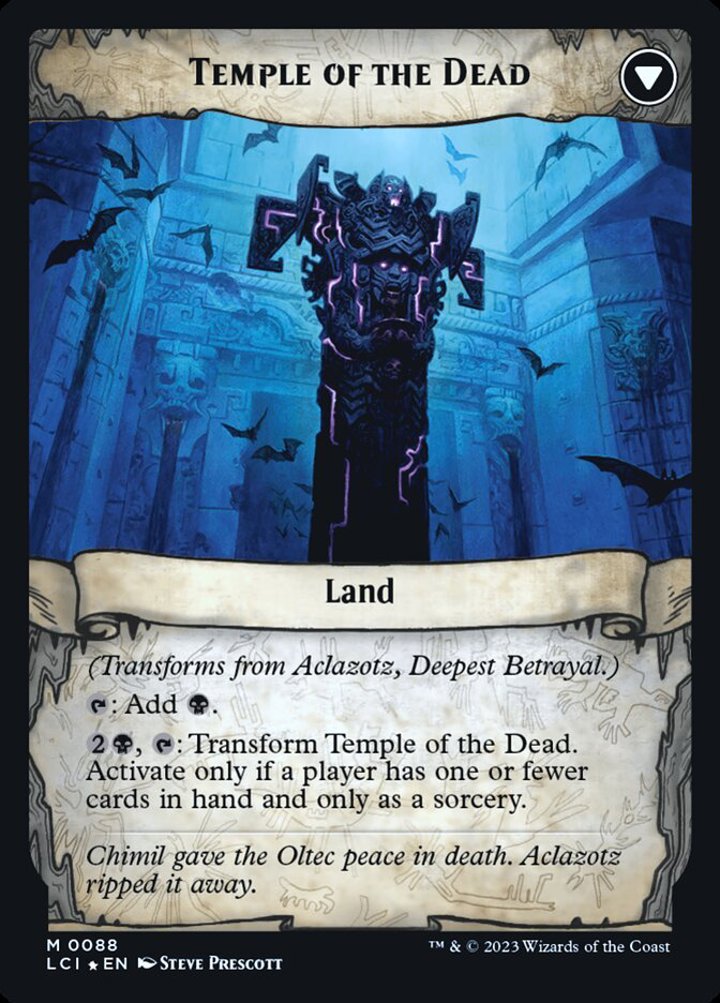Aclazotz, Deepest Betrayal // Temple of the Dead (V.1)