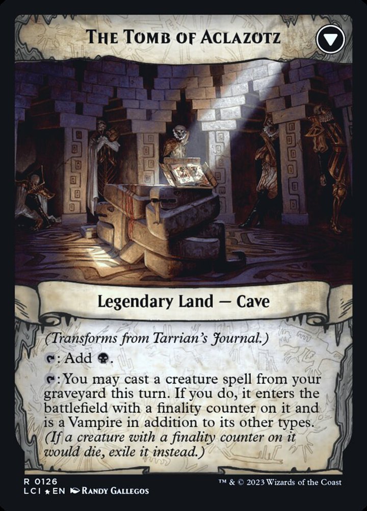 Tarrian's Journal // The Tomb of Aclazotz (V.1)