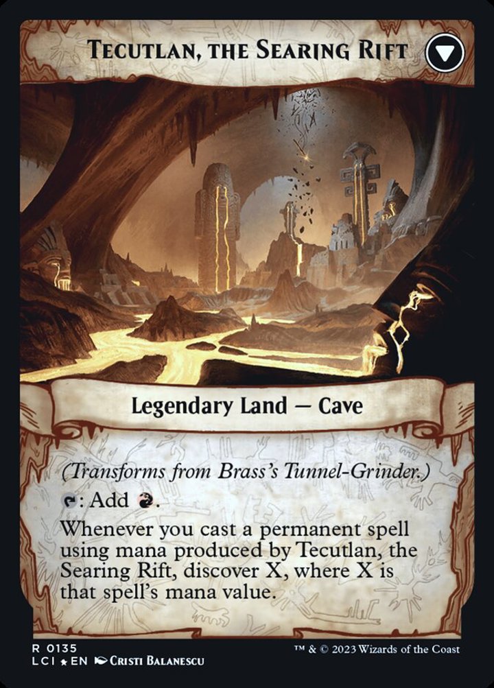 Brass's Tunnel-Grinder // Tecutlan, the Searing Rift (V.1)