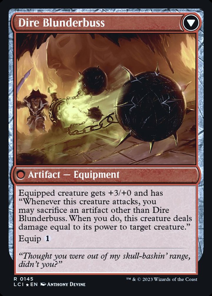 Dire Flail // Dire Blunderbuss (V.1)