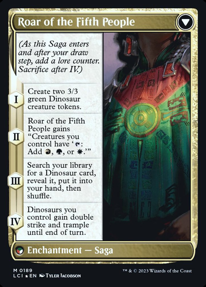 Huatli, Poet of Unity // Roar of the Fifth People (V.1)