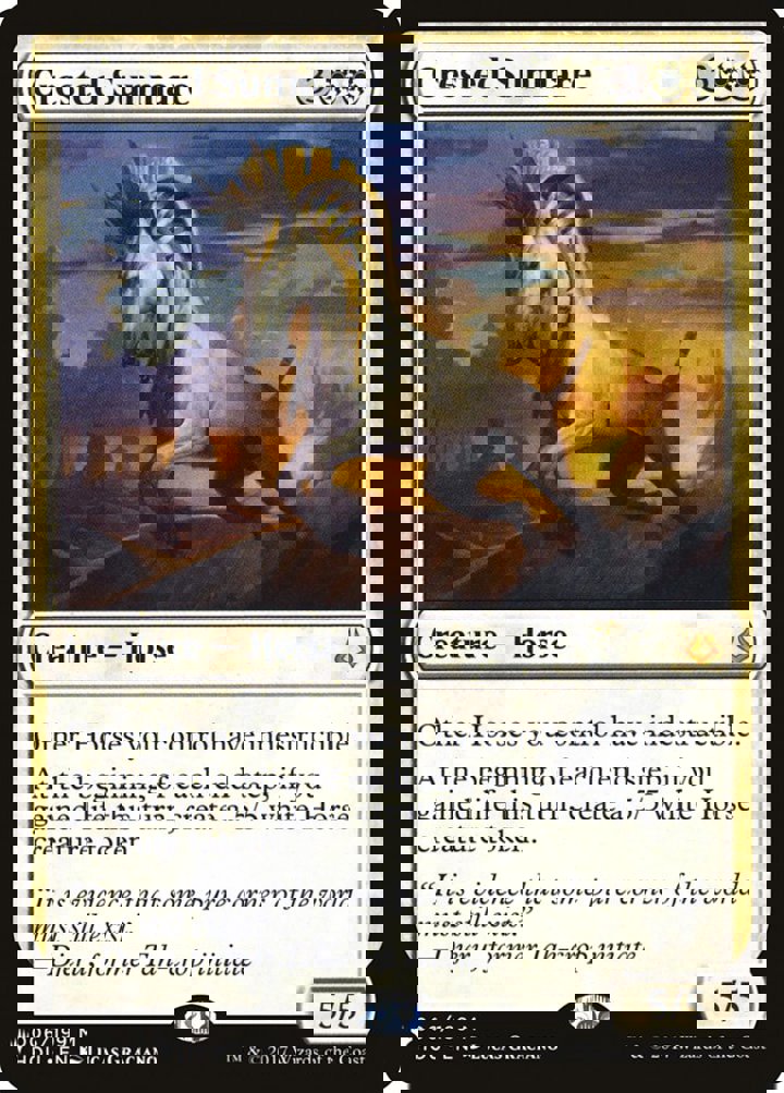 Crested Sunmare