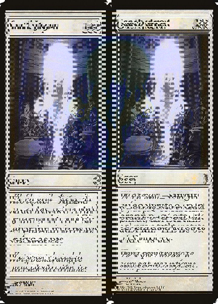 Council's Judgment