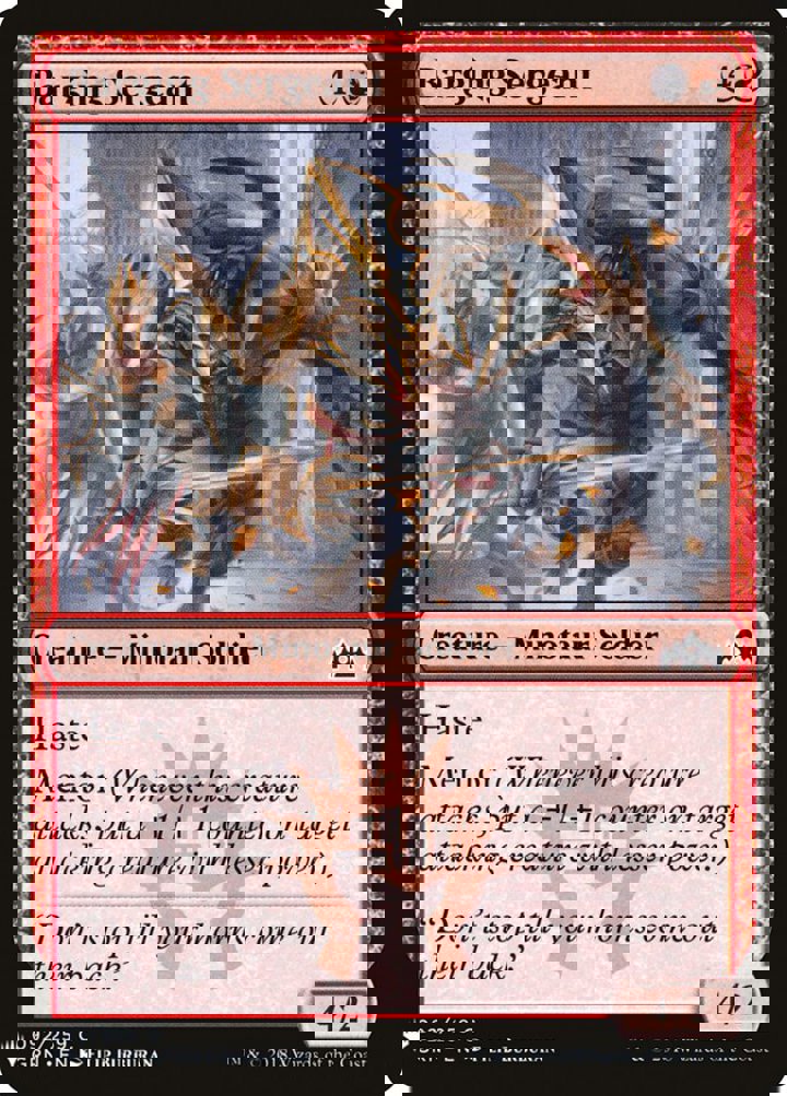 Barging Sergeant