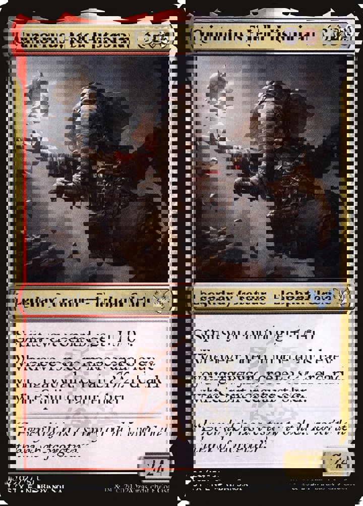 Quintorius, Field Historian