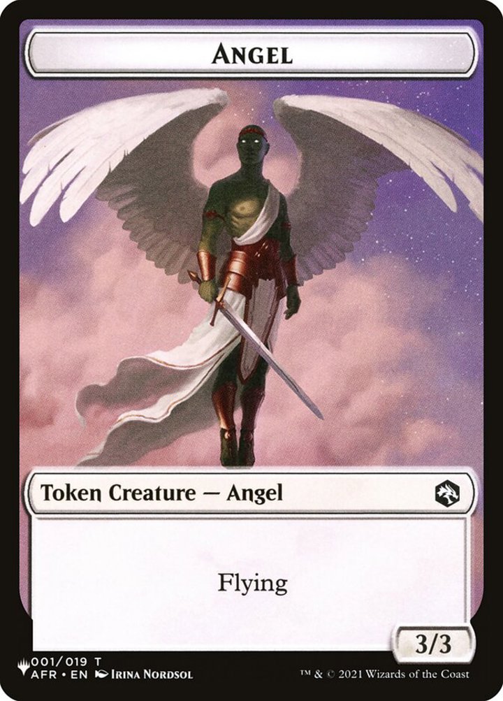 Angel Token (W 3/3) // Soldier Token (W 1/1 Lifelink)